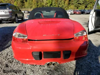 2003 Porsche Boxster S with VIN WP0CB29883U661820, listed as a Copart auction lot 75179104 with 53,459 mi miles and Salvage Title. Bid and sale history available at carsss.com. Image 6.