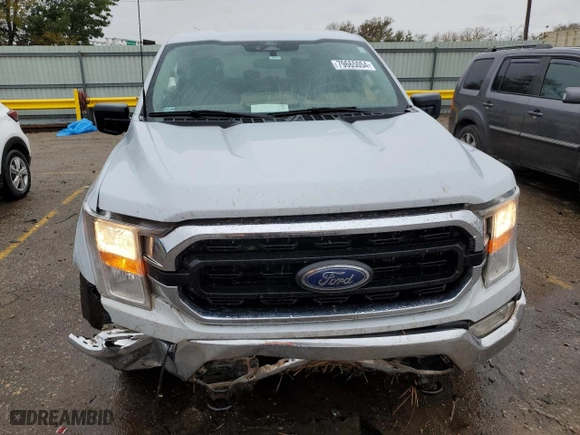 2022 Ford F-150 XL with VIN 1FTEW1EB8NKE34568, listed as a Copart auction lot 79665054 with 61,269 mi miles and Salvage Title. Bid and sale history available at carsss.com. Image 5.