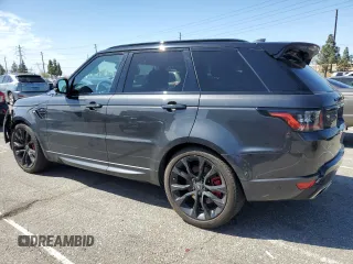 2022 Land Rover Range Rover Sport HST with VIN SALWS2RU8NA207459, listed as a Copart auction lot 49181275 with 29,877 mi miles and Salvage title. Bid and sale history available at DreamBid. Image 2.
