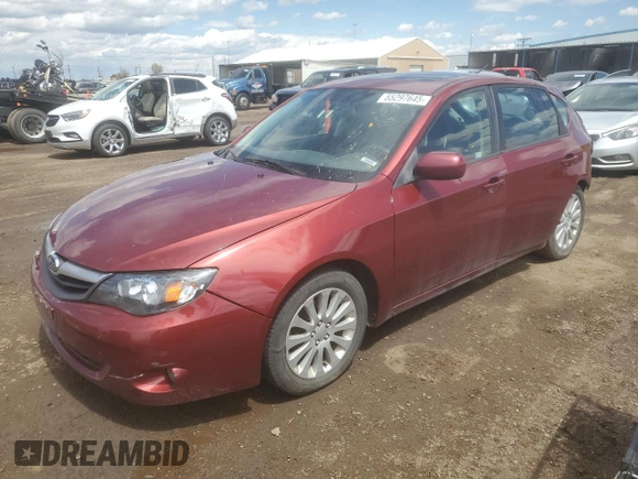 2010 Subaru Impreza i Premium with VIN JF1GH6B62AH801985, listed as a Copart auction lot 55297645 with 94,854 mi miles and Salvage title. Bid and sale history available at DreamBid. Image 1.