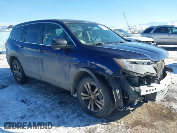 2018 Honda Pilot EX-L with VIN 5FNYF6H50JB026024, listed as a IAAI auction lot 41424404 with 56,030 mi miles. Bid and sale history available at carsss.com. Image 1.