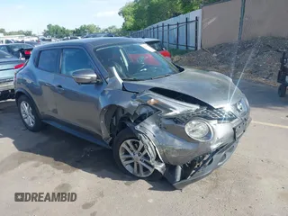2015 Nissan Juke SV with VIN JN8AF5MV2FT553265, listed as a IAAI auction lot 42247753 with 83,443 mi miles and . Bid and sale history available at DreamBid. Image 1.