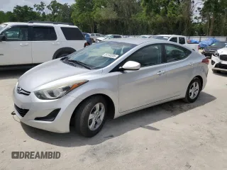 2015 Hyundai Elantra SE with VIN 5NPDH4AE6FH651267, listed as a Copart auction lot 54193205 with 111,874 mi miles and Salvage Title. Bid and sale history available at DreamBid. Image 1.