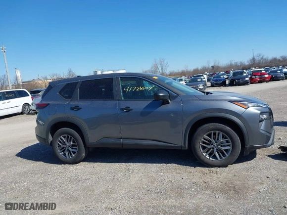 2024 Nissan Rogue S with VIN 5N1BT3AB7RC704009, listed as a IAAI auction lot 41726504 with 13,749 mi miles. Bid and sale history available at carsss.com. Image 14.