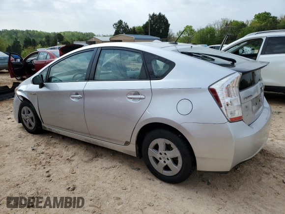 2010 Toyota Prius II with VIN JTDKN3DU5A5181691, listed as a Copart auction lot 52583355 with 191,452 mi miles and Salvage Title. Bid and sale history available at carsss.com. Image 2.
