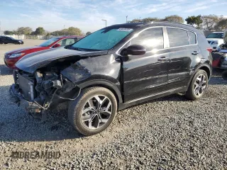 2021 Kia Sportage EX with VIN KNDPN3AC0M7876820, listed as a Copart auction lot 43439205 with 46,468 mi miles and Salvage title. Bid and sale history available at DreamBid. Image 1.