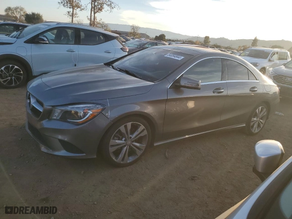2014 Mercedes-Benz CLA-Class CLA 250 with VIN WDDSJ4EB8EN037949, listed as a Copart auction lot 84854844 with 38,992 mi miles and Salvage Title. Bid and sale history available at carsss.com. Image 1.