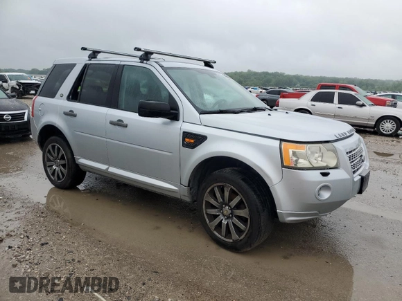 2008 Land Rover LR2 HSE with VIN SALFR24N68H069380, listed as a Copart auction lot 57876625 with Not provided miles and Salvage title. Bid and sale history available at DreamBid. Image 4.