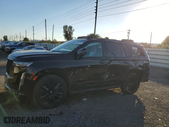 2021 Cadillac Escalade Sport z VIN 1GYS3FKL4MR482588, wystawiony jako Copart lot #36361723 z przebiegiem 18 131 mil mil oraz Szkoda całkowita • Salvage title. Historia ofert i sprzedaży dostępna na DreamBid. Obrazek 1.