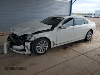 2017 BMW 7 Series 740i z VIN WBA7E2C53HG739852, wystawiony jako Copart lot #55816555 z przebiegiem 85 016 mil mil oraz Szkoda całkowita • Salvage title. Historia ofert i sprzedaży dostępna na DreamBid. Obrazek 1.