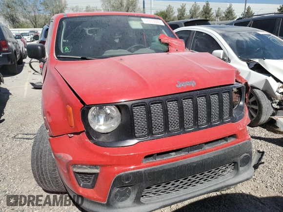 2020 Jeep Renegade Sport with VIN ZACNJAAB4LPM28562, listed as a Copart auction lot 57713845 with 45,466 mi miles and Salvage title. Bid and sale history available at DreamBid. Image 5.