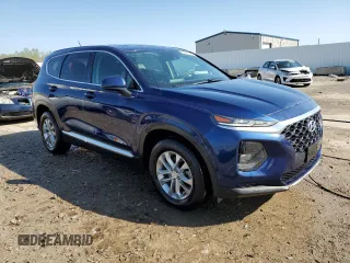 2019 Hyundai Santa Fe SE with VIN 5NMS23AD0KH106926, listed as a Copart auction lot 52453835 with 95,465 mi miles and Salvage Title. Bid and sale history available at carsss.com. Image 4.