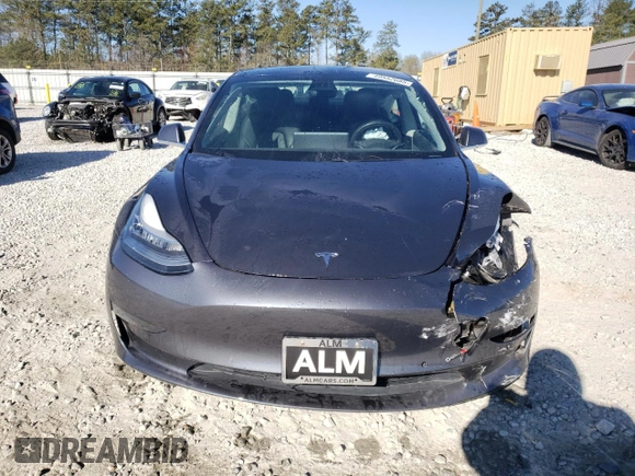 2019 Tesla Model 3 Mid Range with VIN 5YJ3E1EA1KF435295, listed as a Copart auction lot 49552685 with 56,366 mi miles and Salvage Title. Bid and sale history available at DreamBid. Image 5.