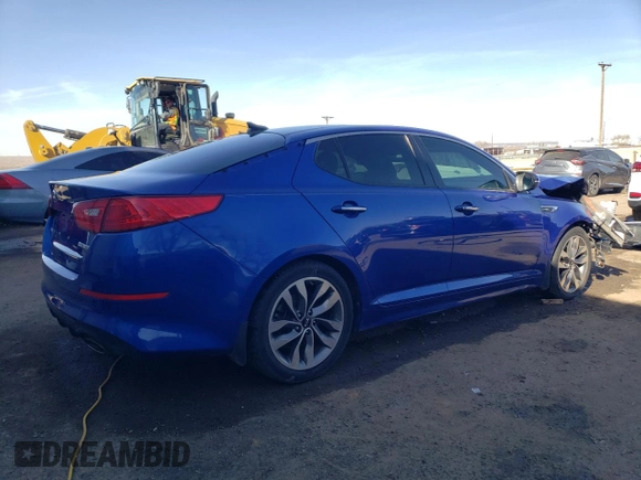 2014 Kia Optima SXL Turbo with VIN 5XXGR4A6XEG327591, listed as a Copart auction lot 84897764 with 132,333 mi miles and Salvage Title. Bid and sale history available at DreamBid. Image 3.