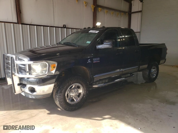 2007 Dodge Ram 2500 Laramie with VIN 3D7KS28C17G761757, listed as a Copart auction lot 78239114 with 187,605 mi miles and Clean Title. Bid and sale history available at carsss.com. Image 1.