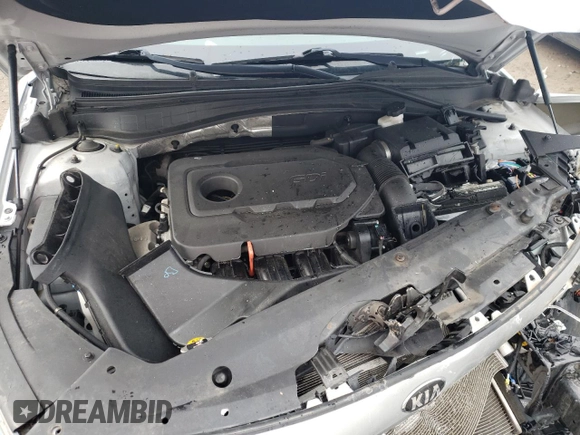 2019 Kia Optima LX with VIN 5XXGT4L30KG360938, listed as a Copart auction lot 58866575 with Not provided miles and Salvage title. Bid and sale history available at DreamBid. Image 11.