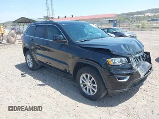 2021 Jeep Grand Cherokee Laredo E with VIN 1C4RJFAG3MC612605, listed as a IAAI auction lot 42118229 with 53,169 mi miles and . Bid and sale history available at DreamBid. Image 1.