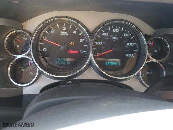 2008 Chevrolet Silverado 2500HD Work Truck with VIN 1GCHC29K68E111113, listed as a Copart auction lot 80906064 with 153,106 mi miles and Salvage Title. Bid and sale history available at carsss.com. Image 9.