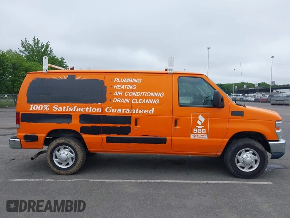 2014 Ford Econoline Cargo Commercial with VIN 1FTNE2EW3EDA64940, listed as a IAAI auction lot 42475161 with 188,421 mi miles and . Bid and sale history available at DreamBid. Image 13.