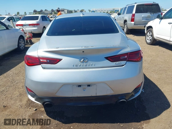 2018 Infiniti Q60 Luxe with VIN JN1EV7EK2JM343030, listed as a IAAI auction lot 42827233 with 97,945 mi miles and . Bid and sale history available at DreamBid. Image 17.