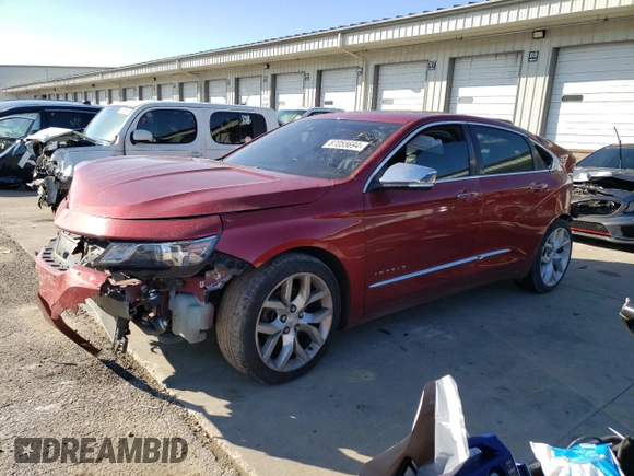 2015 Chevrolet Impala LTZ with VIN 2G1155SL5F9102332, listed as a Copart auction lot 87055694 with 146,289 mi miles and Salvage Title. Bid and sale history available at DreamBid. Image 1.