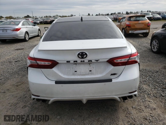 2020 Toyota Camry XSE with VIN 4T1K61AK7LU346603, listed as a Copart auction lot 50256215 with 95,797 mi miles and Salvage Title. Bid and sale history available at DreamBid. Image 6.