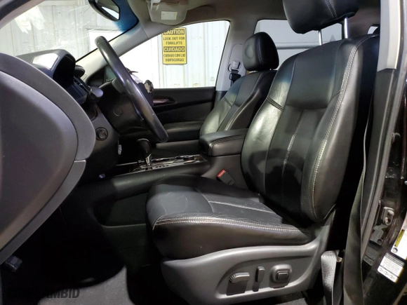 2014 Nissan Pathfinder Platinum with VIN 5N1AR2MM5EC646445, listed as a Copart auction lot 45876525 with 81,405 mi miles and Clean Title. Bid and sale history available at carsss.com. Image 7.