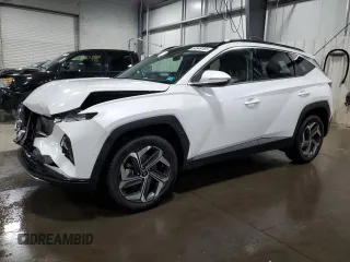 2022 Hyundai Tucson Limited with VIN 5NMJECAE1NH014076, listed as a Copart auction lot 50549165 with 25,652 mi miles and Salvage Title. Bid and sale history available at carsss.com. Image 1.