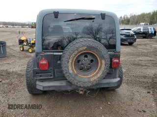 1997 Jeep Wrangler Sahara with VIN 1J4FY49S1VP526452, listed as a Copart auction lot 81983464 with 0 mi miles and Non Repairable. Bid and sale history available at carsss.com. Image 6.