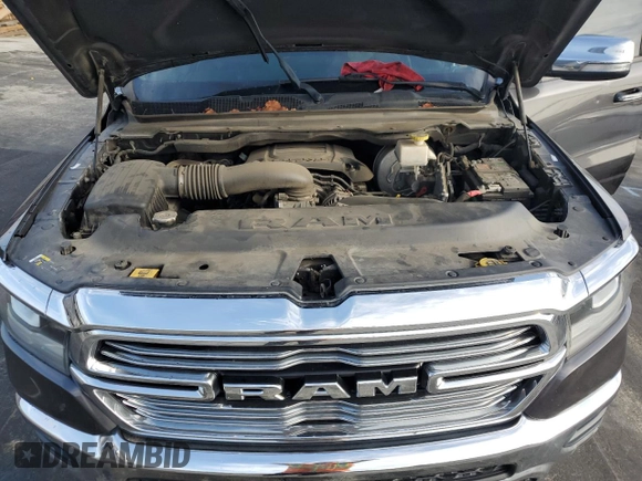 2020 Ram 1500 Laramie with VIN 1C6SRFDT1LN263036, listed as a Copart auction lot 48560655 with 130,923 mi miles and Salvage Title. Bid and sale history available at carsss.com. Image 12.