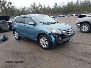 2013 Honda CR-V EX with VIN 5J6RM4H5XDL053452, listed as a IAAI auction lot 41790434 with 195,511 mi miles. Bid and sale history available at carsss.com. Image 1.