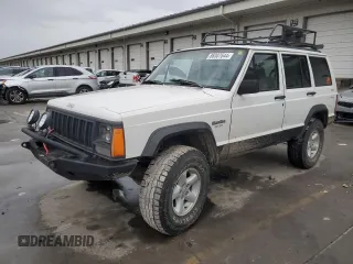 1996 Jeep Cherokee Sport with VIN 1J4FJ68S9TL284984, listed as a Copart auction lot 86307644 with 136,142 mi miles and Salvage Title. Bid and sale history available at carsss.com. Image 1.
