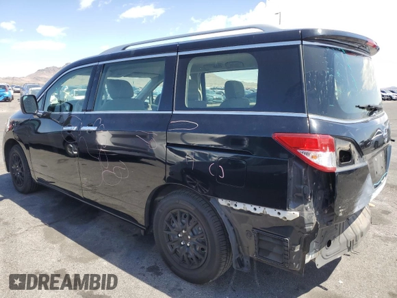 2014 Nissan Quest S with VIN JN8AE2KP7E9102009, listed as a Copart auction lot 52460355 with 153,947 mi miles and Salvage Title. Bid and sale history available at carsss.com. Image 2.