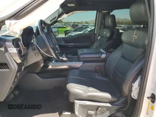 2021 Ford F-150 XL with VIN 1FTFW1CD7MFA89727, listed as a Copart auction lot 58373395 with 43,757 mi miles and Salvage title. Bid and sale history available at DreamBid. Image 7.