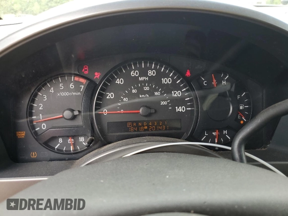 2007 Nissan Titan XE with VIN 1N6AA07AX7N205612, listed as a Copart auction lot 62633655 with 201,431 mi miles and Salvage title. Bid and sale history available at DreamBid. Image 9.