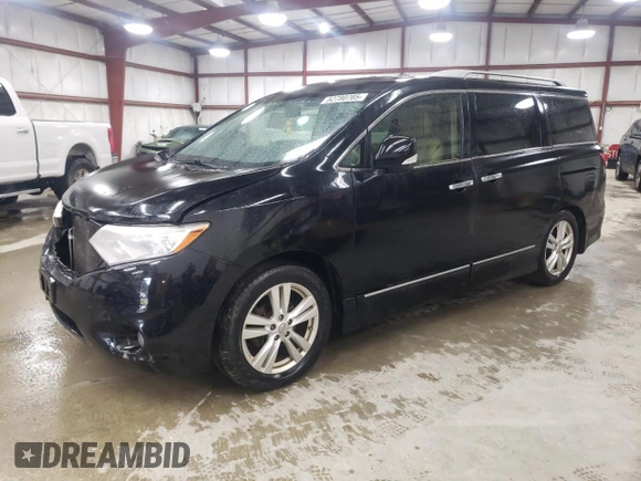 2012 Nissan Quest LE z VIN JN8AE2KP9C9050296, wystawiony jako Copart lot #52780705 z przebiegiem 160 944 mil mil oraz Szkoda całkowita • Salvage title. Historia ofert i sprzedaży dostępna na DreamBid. Obrazek 1.