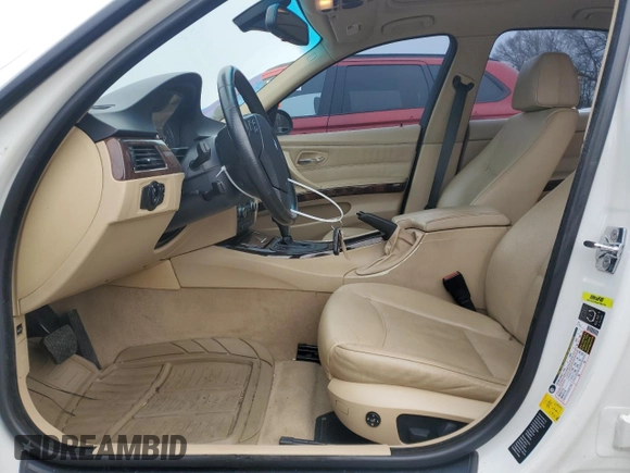2007 BMW 3 Series 328xi with VIN WBAVC935X7KX53295, listed as a Copart auction lot 45851625 with 184,765 mi miles and Salvage Title. Bid and sale history available at carsss.com. Image 7.