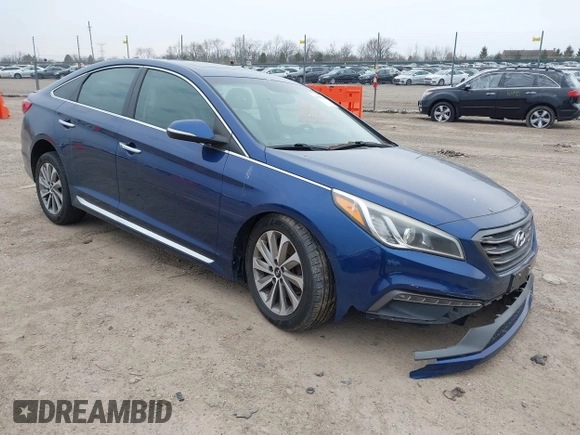 2017 Hyundai Sonata Sport with VIN 5NPE34AF2HH518326, listed as a IAAI auction lot 42060248 with 137,644 mi miles and . Bid and sale history available at DreamBid. Image 1.