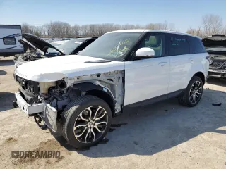 2022 Land Rover Range Rover Sport SE with VIN SALWG2SU1NA239200, listed as a Copart auction lot 46635465 with 25,292 mi miles and Salvage Title. Bid and sale history available at carsss.com. Image 1.