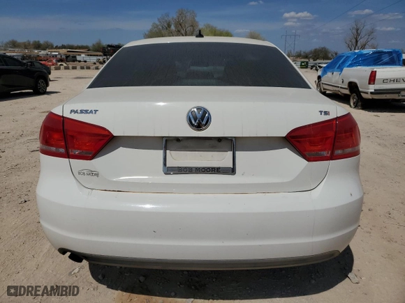 2014 Volkswagen Passat Wolfsburg Ed with VIN 1VWAT7A37EC075133, listed as a Copart auction lot 50985595 with 117,838 mi miles and Salvage Title. Bid and sale history available at carsss.com. Image 6.