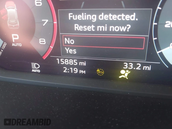 2023 Audi Q3 S line Premium Plus with VIN WA1EECF36P1151143, listed as a IAAI auction lot 42159895 with 15,885 mi miles and . Bid and sale history available at DreamBid. Image 15.