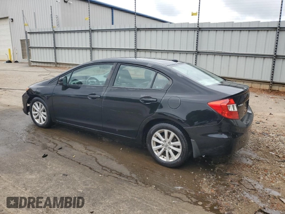 2012 Honda Civic EX-L with VIN 19XFB2F90CE071460, listed as a Copart auction lot 53253075 with 137,897 mi miles and Salvage Title. Bid and sale history available at DreamBid. Image 2.