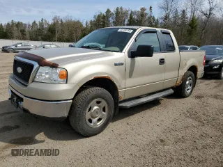 2007 Ford F-150 STX with VIN 1FTRX14W97FB86622, listed as a Copart auction lot 52708765 with 262,760 mi miles and Salvage Title. Bid and sale history available at carsss.com. Image 1.