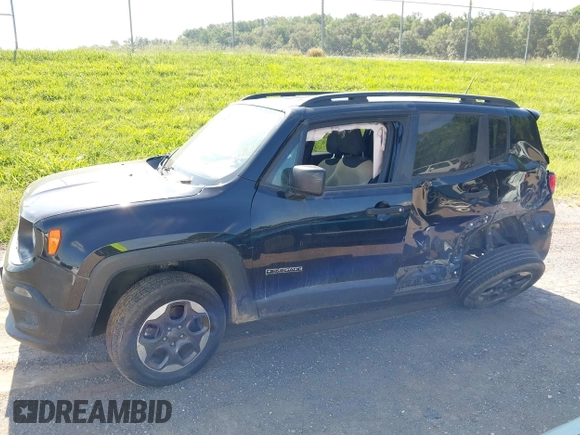 2017 Jeep Renegade Sport with VIN ZACCJBABXHPG35299, listed as a IAAI auction lot 42458083 with Not provided miles and . Bid and sale history available at DreamBid. Image 6.
