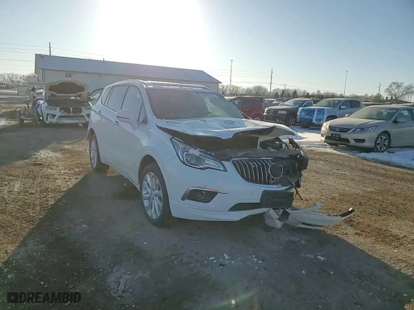2017 Buick Envision Premium I with VIN LRBFXESXXHD242990, listed as a Copart auction lot 45805555 with 90,465 mi miles and Salvage Title. Bid and sale history available at carsss.com. Image 12.