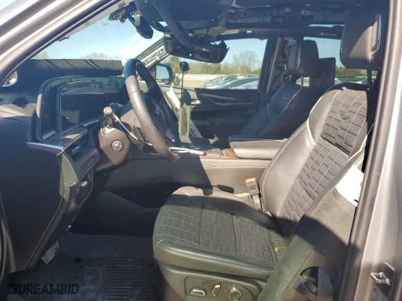 2023 Cadillac Escalade 4WD Sport Platinum with VIN 1GYS4GKL0PR438899, listed as a Copart auction lot 86210984 with 0 mi miles and Salvage Title. Bid and sale history available at carsss.com. Image 7.