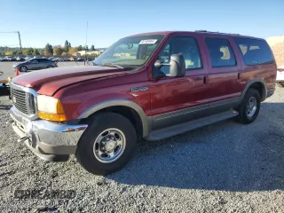 2001 Ford Excursion Limited z VIN 1FMNU42SX1EA62182, wystawiony jako Copart lot #80185954 z przebiegiem 170 900 mil mil oraz Szkoda całkowita • Salvage title. Historia ofert i sprzedaży dostępna na DreamBid. Obrazek 1.