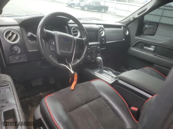 2014 Ford F-150 XL with VIN 1FTMF1CT9EFB54612, listed as a Copart auction lot 43210385 with 116,719 mi miles and Salvage Title. Bid and sale history available at carsss.com. Image 8.