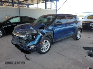 2021 Chevrolet TrailBlazer LS with VIN KL79MMS26MB112567, listed as a Copart auction lot 66202914 with 24,435 mi miles and Salvage Title. Bid and sale history available at DreamBid. Image 1.