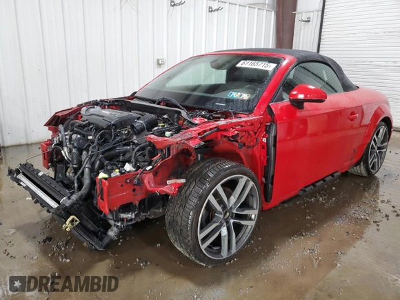 2018 Audi TT Roadster with VIN TRUT5CFV2J1000151, listed as a Copart auction lot 61165715 with 45,999 mi miles and Salvage title. Bid and sale history available at DreamBid. Image 1.